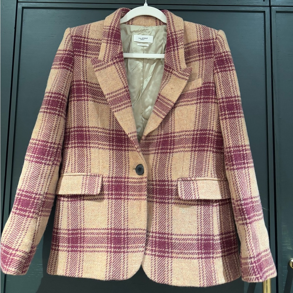 ISABEL MARANT ÉTOILE Woman Blazer Brick Red Virgin Wool